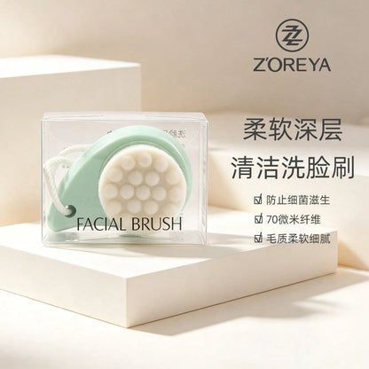 New Facial Cleansing Brush Wholesale, Soft Bristle Makeup Remover, Pore Blackhead Remover, Arched Face Wash Brush