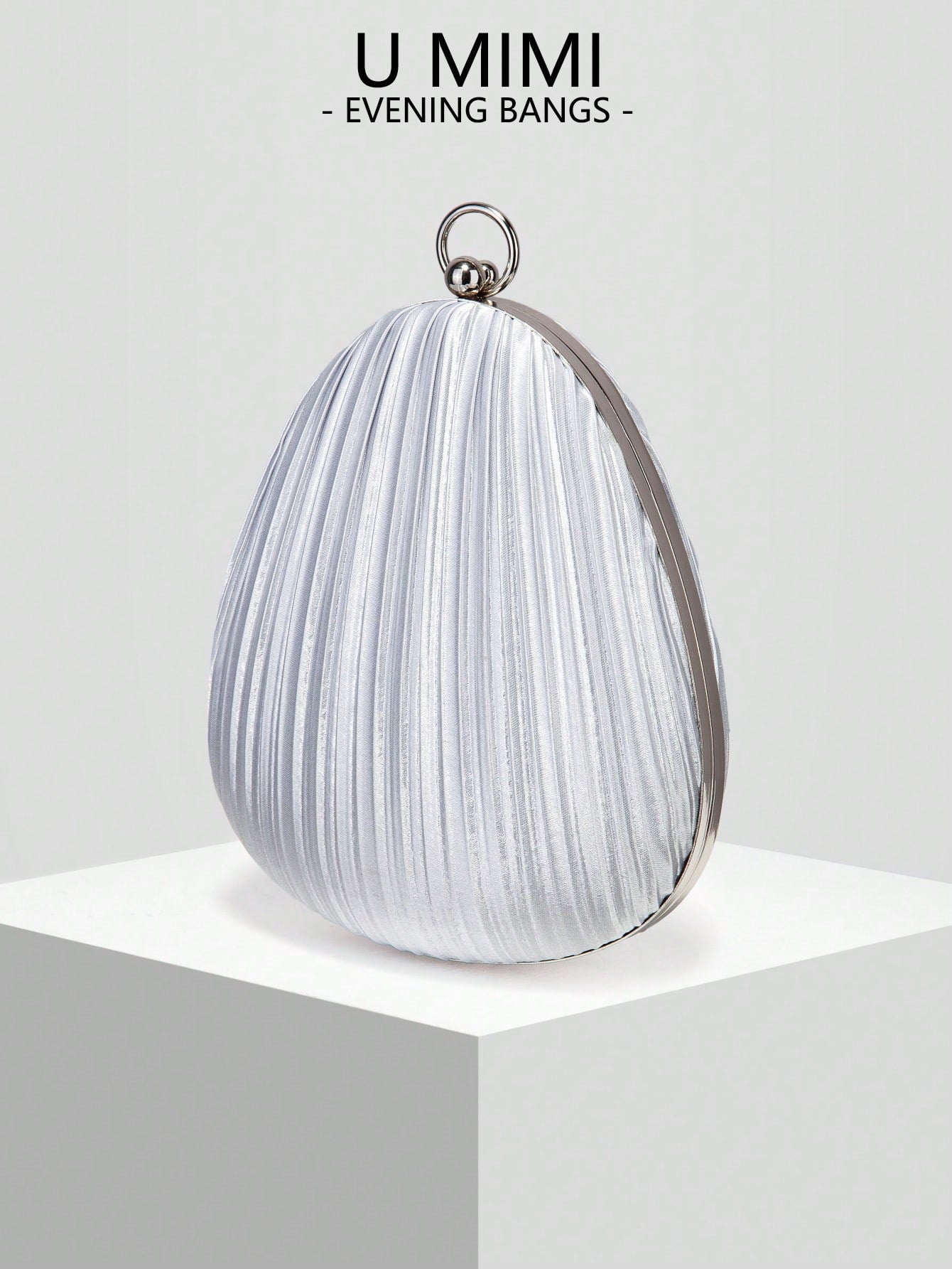 New Satin Pleated Evening Bag, Bridal Wedding Clutch, Versatile Handbag & Shoulder Bag, Suitable For Weddings, Galas, Parties, Meetings. Best Gift For Women
