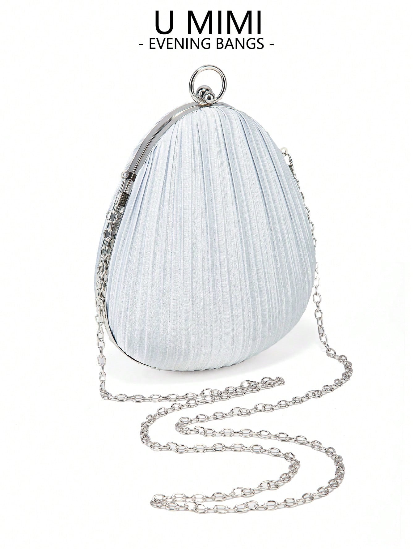 New Satin Pleated Evening Bag, Bridal Wedding Clutch, Versatile Handbag & Shoulder Bag, Suitable For Weddings, Galas, Parties, Meetings. Best Gift For Women