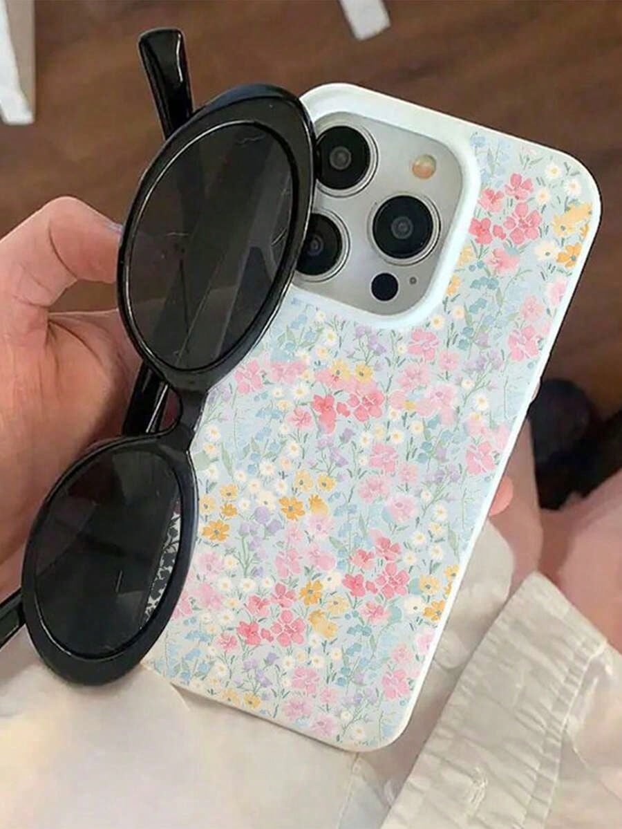 New Spring Flower Pattern Jelly TPU Shockproof Phone Case Compatible With Apple 17 Pro Max/16 Pro Max/15 Pro Max/17 Pro/11 12 13 14 15 16/12/12 Pro/14 Pro Max/13 Pro Max/16 Pro, Jelly TPU Phone Case