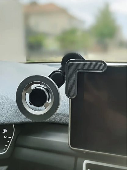 New Telescopic Base Magnetic Car Phone Holder For Dashboard, Hands-Free Phone Mount Suitable For Smartphones
