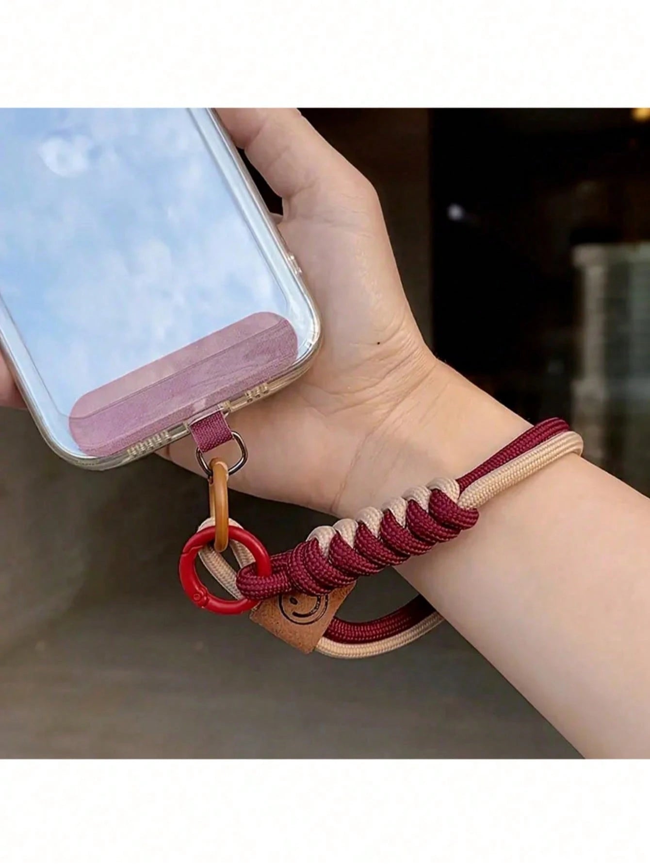 New Universal Phone Wrist Strap Lanyard, Double-Layer Woven Nylon Phone Cord Bracelet Wristlet, Sturdy Phone Tether Accessory With Card Slot Gifts For Mother, Family, Friends, Birthday, Holiday Phone