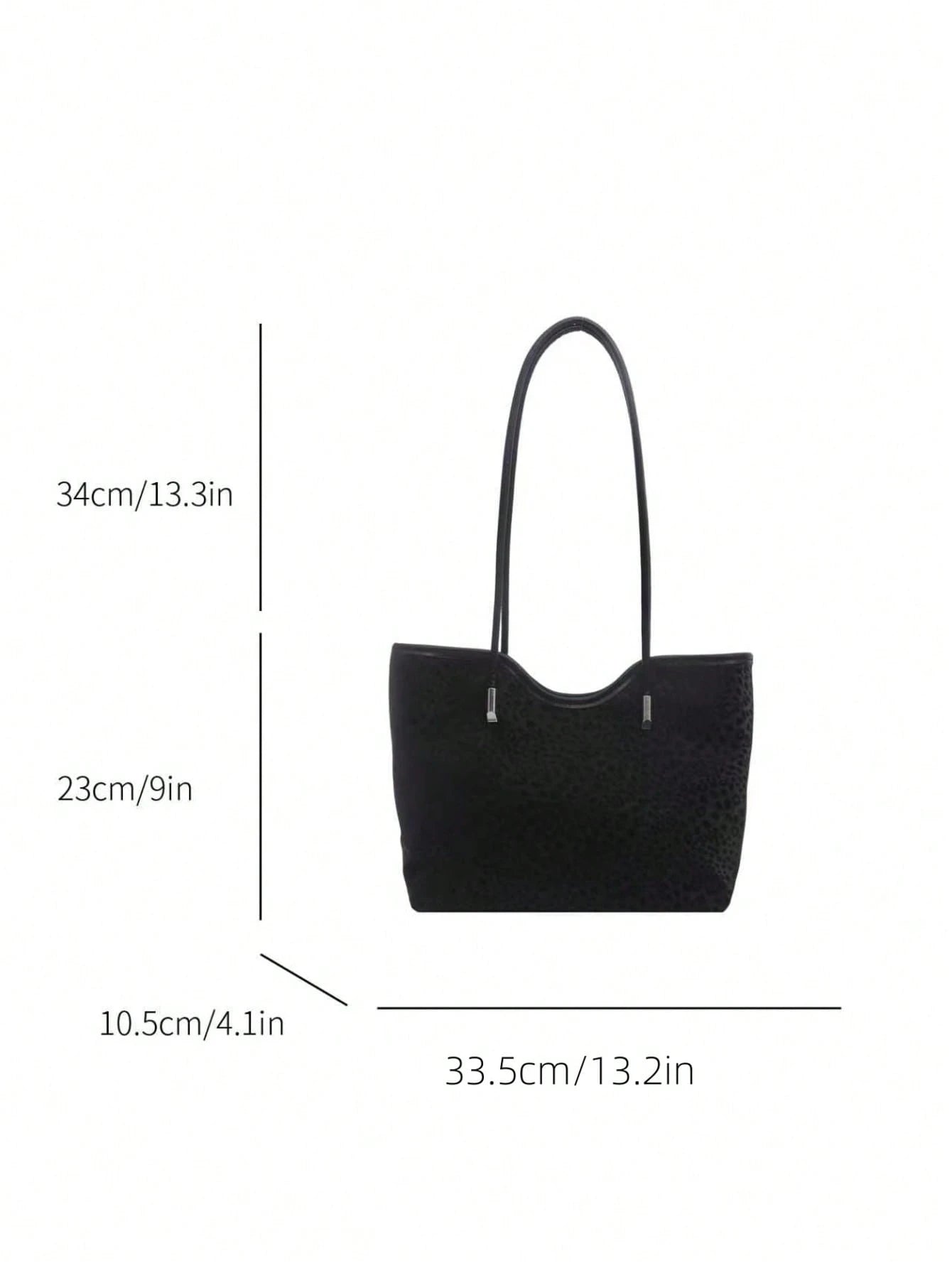 New Vintage Fashion Leopard Print Tote Bag, Zipper Closure, Lightweight Minimalist, Large Capacity Textured Shoulder Bag, Suitable For Women's Daily Life, Casual, Commute, Work, Vacation And Student U