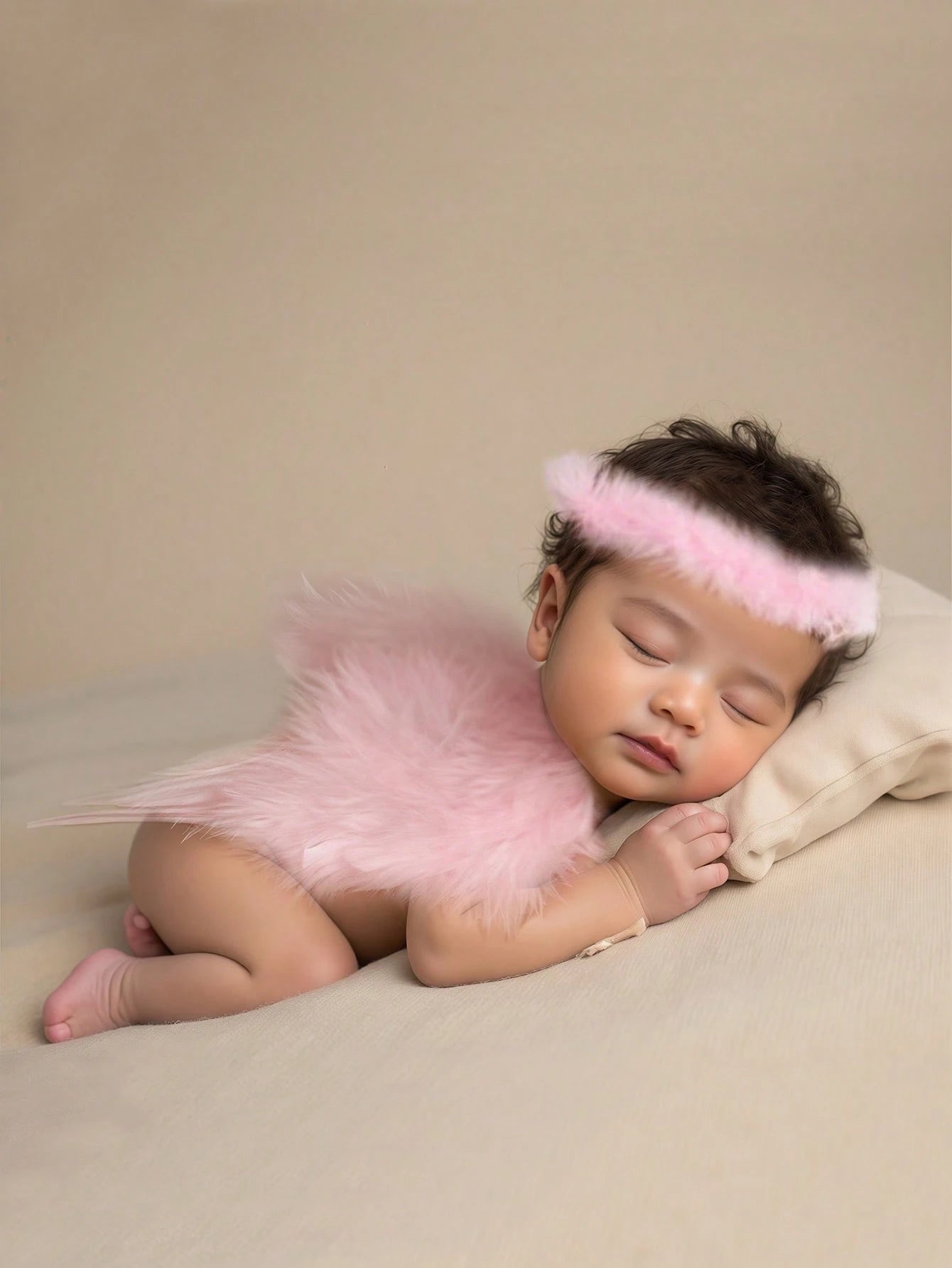 Newborn Angel Wings With Matching Headband Newborn Photo Props Baby Girl Photo Shoot Outfits