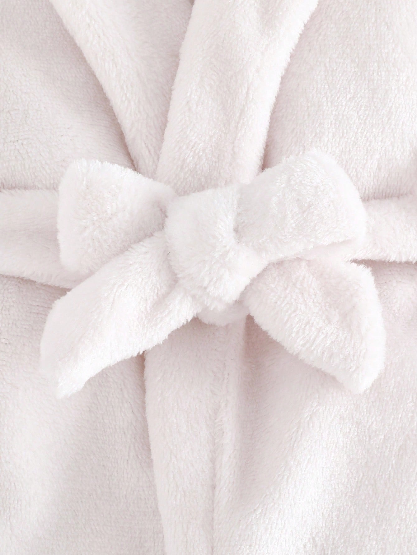 Newborn Baby Boy/Girl Floral Print Pattern Fleece Thick Hooded Long Sleeve Tie-Front Robe Autumn Winter