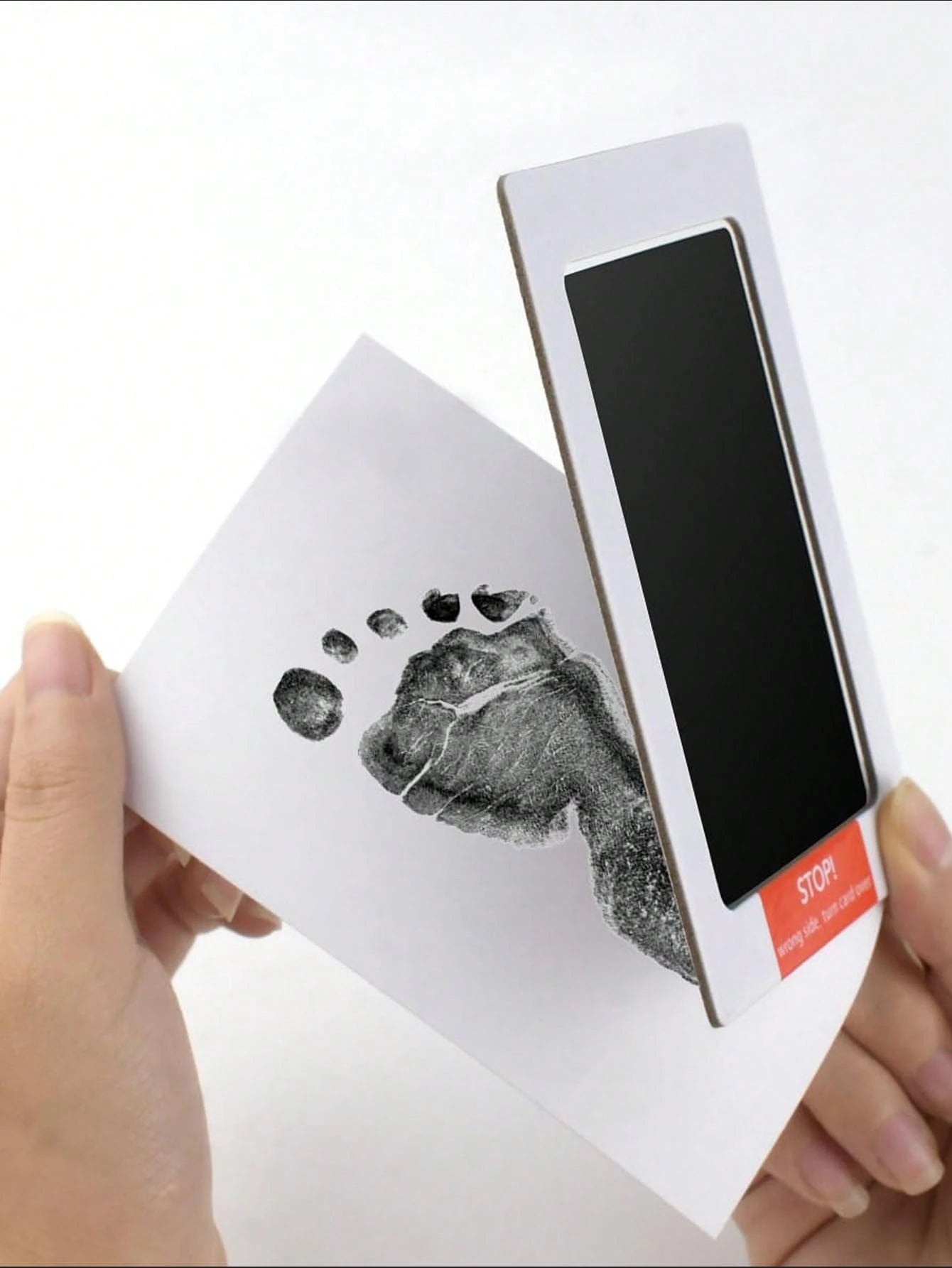 Newborn Footprint Inkless Print Kit: A Thoughtful Keepsake To Cherish The Precious Memories Of Your Newborn. This Easy-To-Use Set Can Create Clear, Clean Footprints, Perfectly Preserving The Cherished