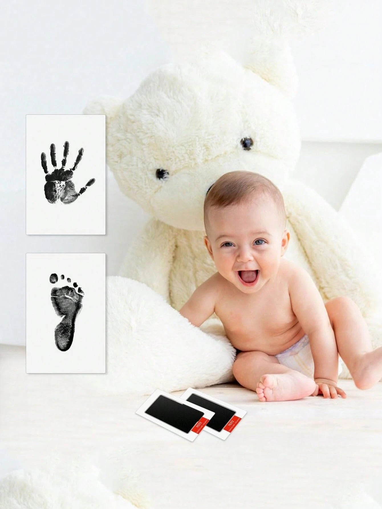 Newborn Footprint Inkless Print Kit: A Thoughtful Keepsake To Cherish The Precious Memories Of Your Newborn. This Easy-To-Use Set Can Create Clear, Clean Footprints, Perfectly Preserving The Cherished