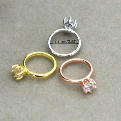 Newborn Photography Props Faux Diamond Ring Baby Jewelry Ring Luxury Newborn Boy Girl Rings Studio Photography Props Baby Shower Gift, Aesthetic
