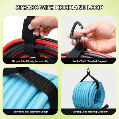 Nilight 4 Pack Waterproof RV Storage Bag With Mesh Top Drawstring Hose Organizer For Sewer Fresh Water Cords Camper Accessories