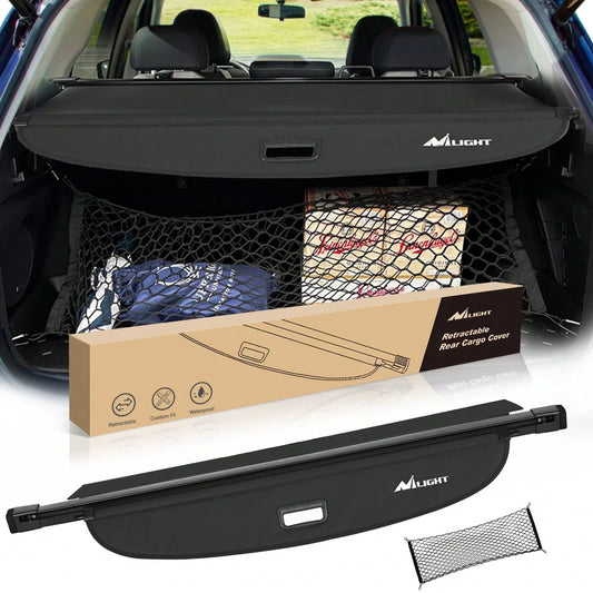 Nilight Retractable Cargo Cover Compatible With Subaru Outback 2010-2024, Rear Trunk Privacy Security Shield With Cargo Storage Net, Custom Fit Luggage Cover