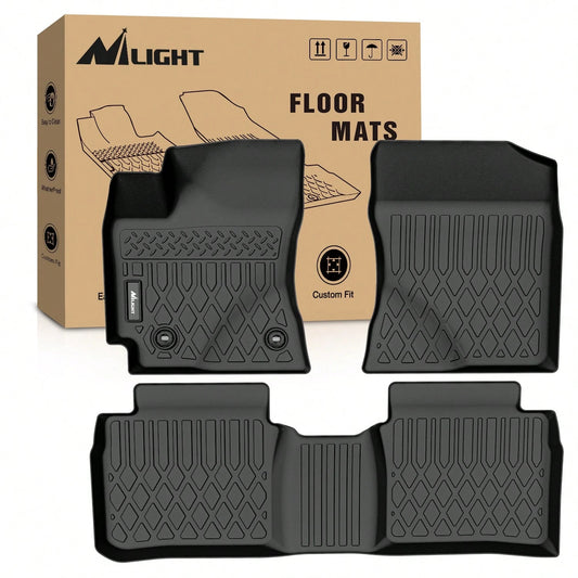 Nilight TPE Floor Mats Compatible With Toyota Corolla 2014-2019 Premium TPE Car Floor Mats Waterproof Custom Fit All Weather Floor Liners Wear Resistant Easy To Clean Interior Accessories