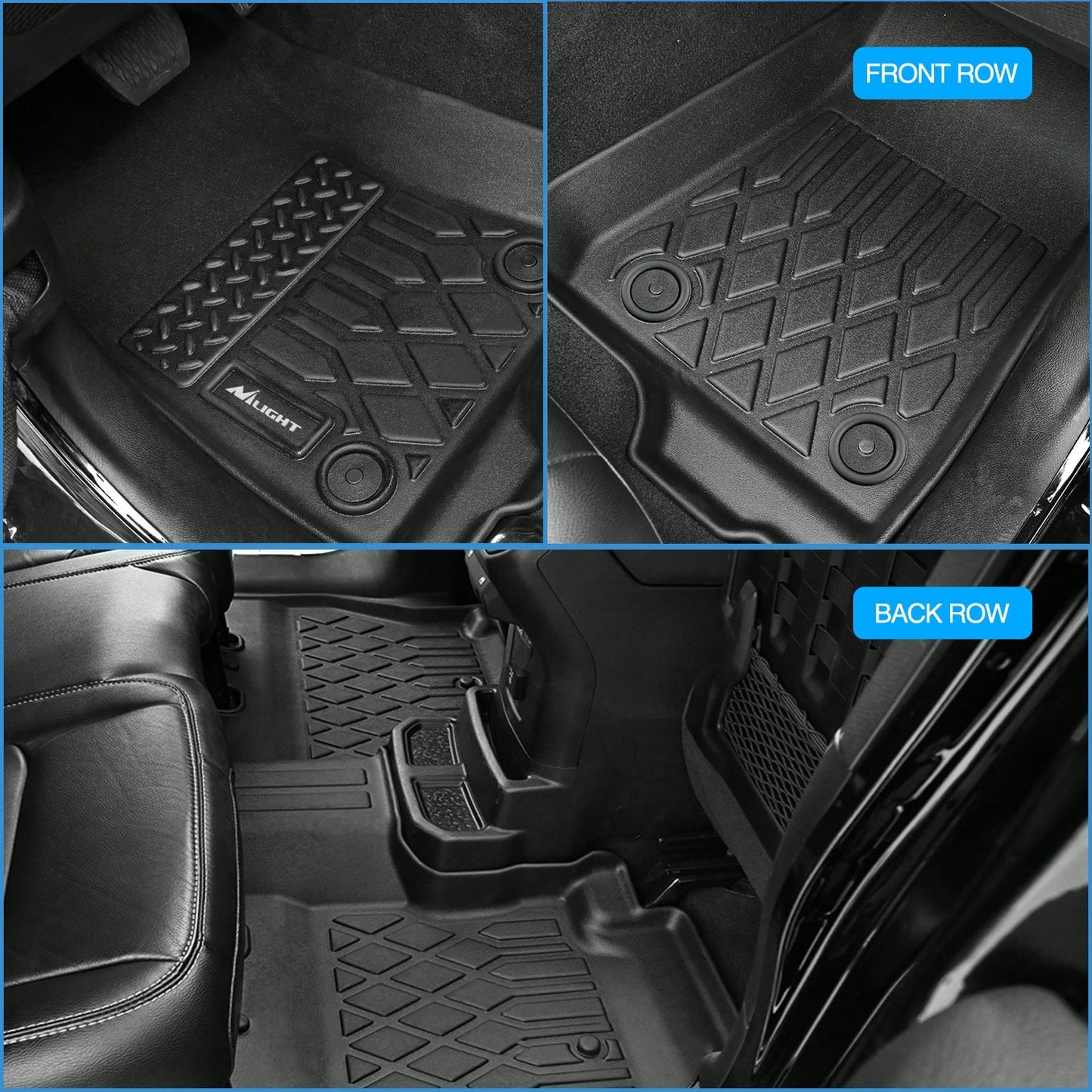 Nilight TPE Floor Mats Compatible With Toyota Corolla 2014-2019 Premium TPE Car Floor Mats Waterproof Custom Fit All Weather Floor Liners Wear Resistant Easy To Clean Interior Accessories