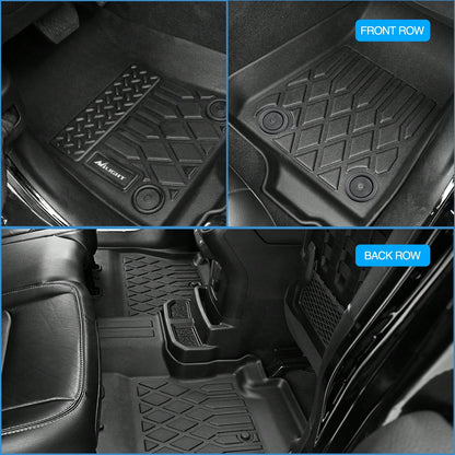Nilight TPE Floor Mats Compatible With Toyota Corolla 2014-2019 Premium TPE Car Floor Mats Waterproof Custom Fit All Weather Floor Liners Wear Resistant Easy To Clean Interior Accessories