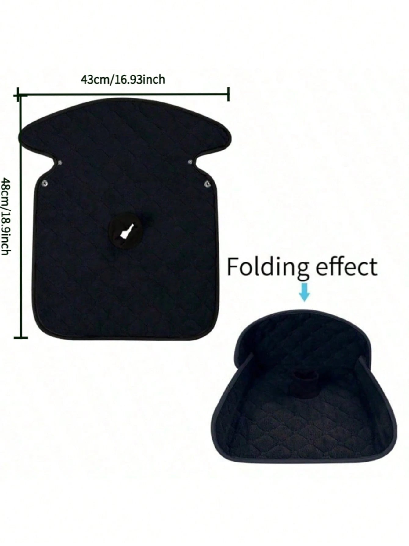 Non-Slip Baby Stroller Seat Liner, Absorbent Washable With Safety Belt Holes, Universal Folding Toddler Seat Cushion, Suitable For Strollers, High Chairs, Car Safety Seats
