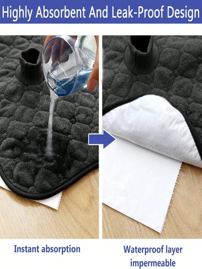 Non-Slip Baby Stroller Seat Liner, Absorbent Washable With Safety Belt Holes, Universal Folding Toddler Seat Cushion, Suitable For Strollers, High Chairs, Car Safety Seats
