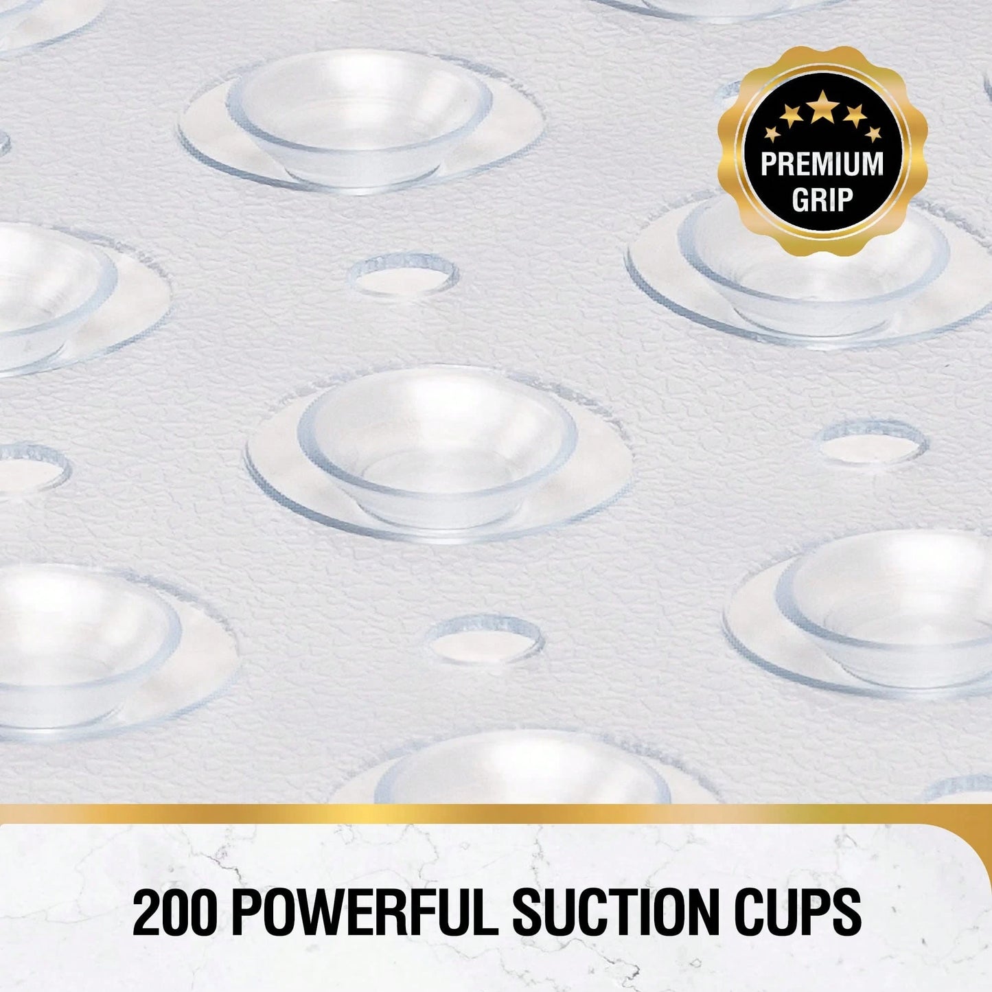 Non Slip Bath Mat For Tub 40x16 Inch Extra Long, Blue Clear Black Shower Mat With Strong Suction Cups And Quick Dry Drain Holes, Machine Washable Bathtub Mat For Bathroom Floor And Shower Base, Soft P