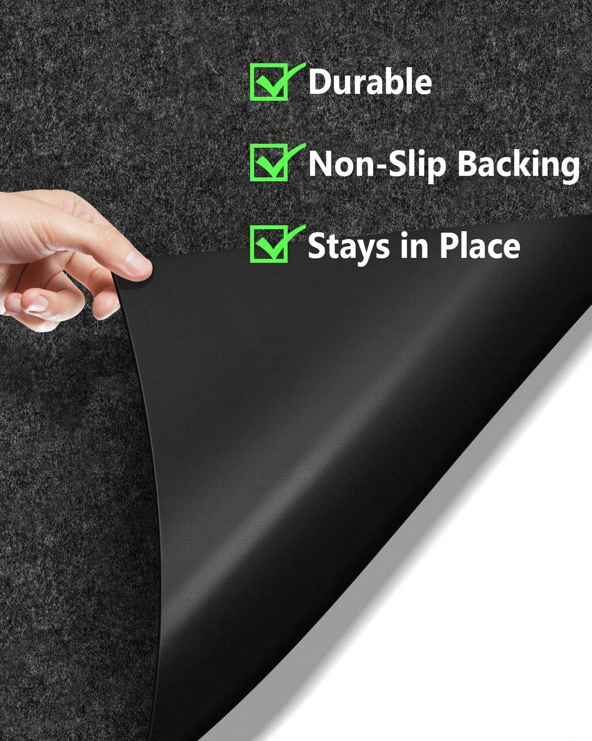 Oil Spill Mat For Garage Floor Under Car- 24x36 Inches Oil Splash Pad, Garage Driveway Oil Drip Mat, Oil Absorbent Mechanic Floor Mat For Motorcycle, Garage, Refrigerator, Golf Cart, Basement