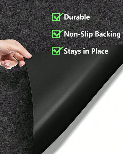 Oil Spill Mat For Garage Floor Under Car- 24x36 Inches Oil Splash Pad, Garage Driveway Oil Drip Mat, Oil Absorbent Mechanic Floor Mat For Motorcycle, Garage, Refrigerator, Golf Cart, Basement