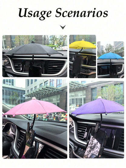 Outdoor Smartphone Sunshade (With Universal Clamp) – Anti-Glare, Essential For Outdoor Activities; Compatible With All Smartphones And Navigation Devices; Shields Phones From Rain And Sunlight.