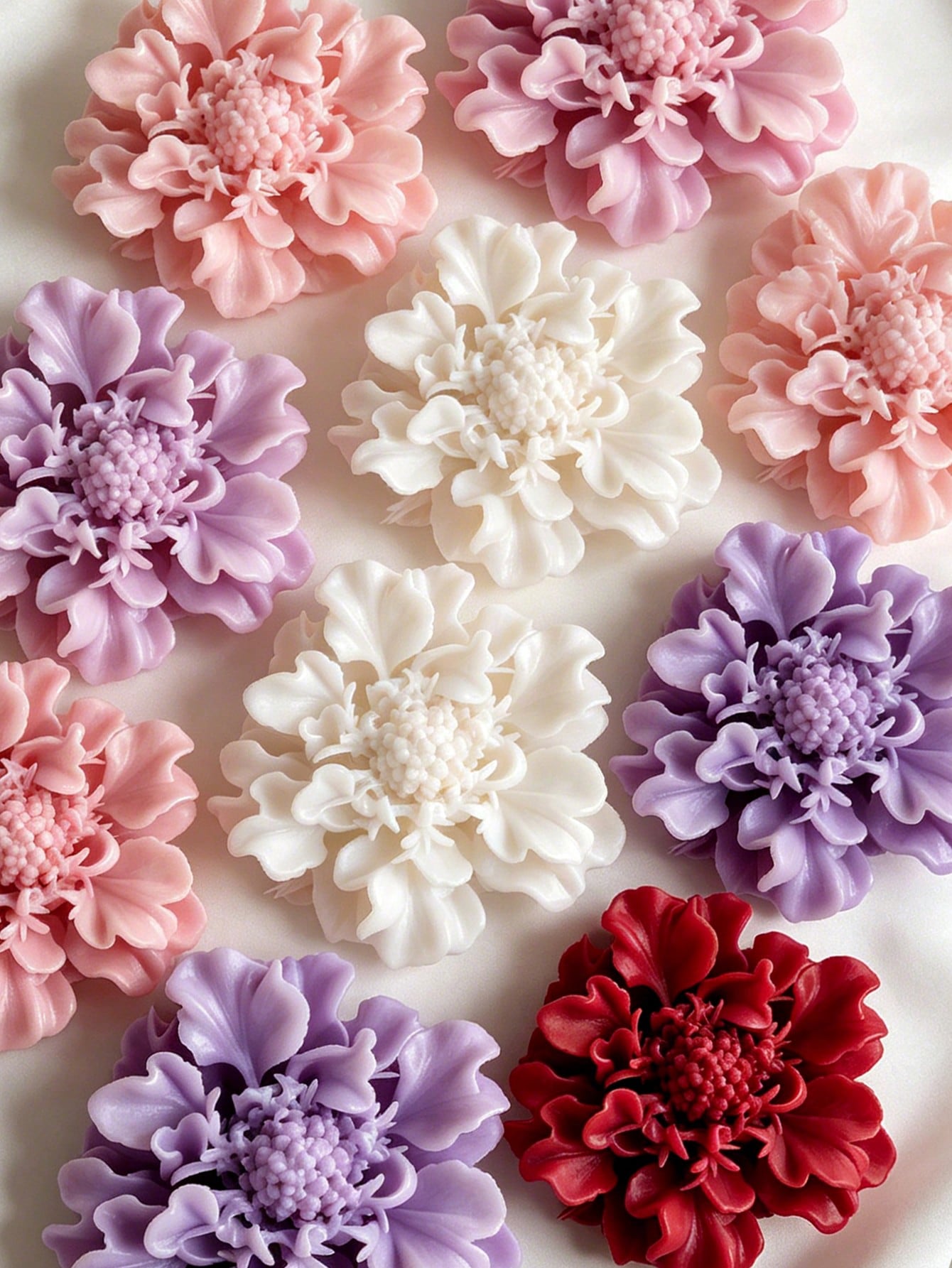 Peony Flower Candle Silicone Mold, Resin Casting- DIY Jewelry, Soap And Wax Crafts- Suitable For Home Decor, Gifts And Spring Celebrations