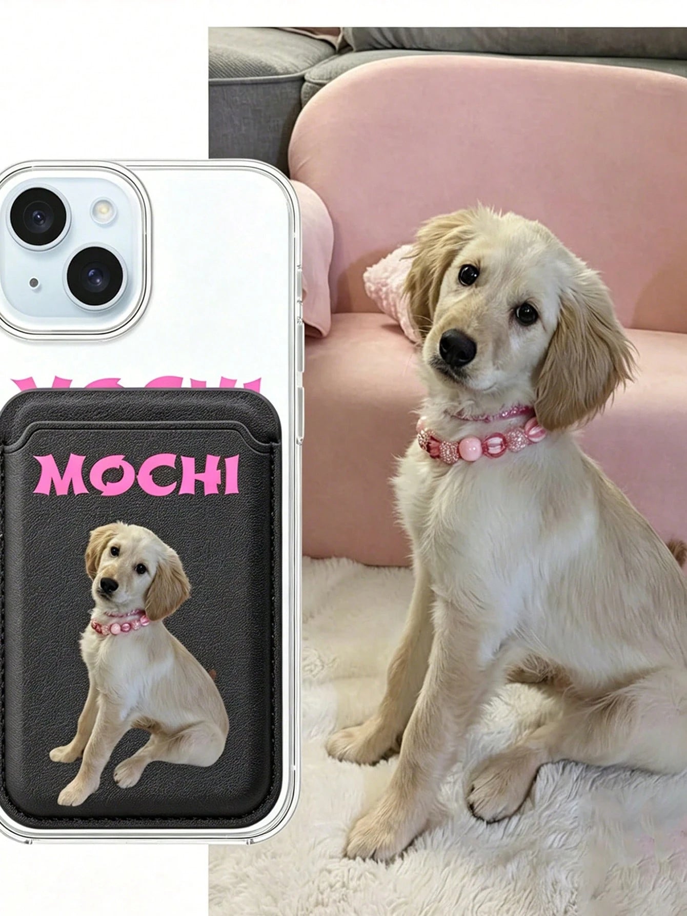 Personalized Custom Photo Phone Wallet Sticker, Custom Text Photo Adhesive Card Holder, Multi Color Slim Phone Card Pocket For ID Credit Cards Storage