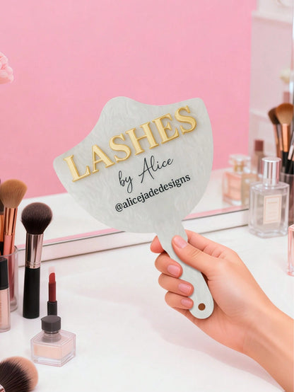 Personalized Eyelash Technician Props, Custom 3d Handheld Social Media Props, Eyelash Extension Facial Paddles, Personalized Eyelash Room Decoration, Beauty Salon Decoration, Eyebrow Technician Props