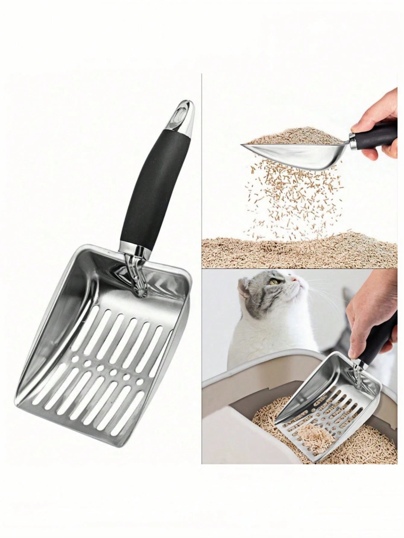 Pet Cleaning Accessories Hollow Cat Litter Scoop