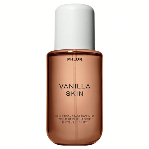 PHLUR Vanilla Skin Body Mist, Hair And Body Perfume For Women, Vanilla Perfume Body Spray With Pink Pepper, Cashmere Wood & Sandalwood Fragrance