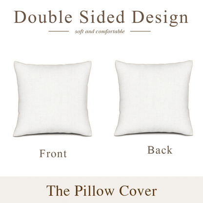 [Pillow Cover]Watercolor Tow Pillow Peach, Pink & Aqua Abstract Home Dr(Pillow Core Not Included)