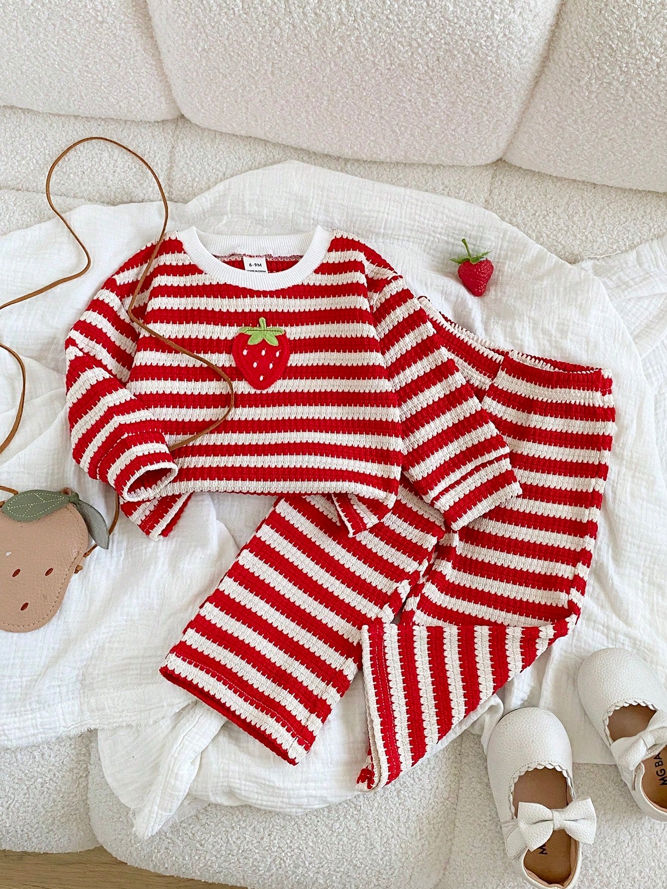 Playful Pals 2pcs/Set Baby Girl Casual Versatile Fashion Long Sleeve Top And Pants Set, Suitable For Spring, Autumn, Winter, Daily Wear