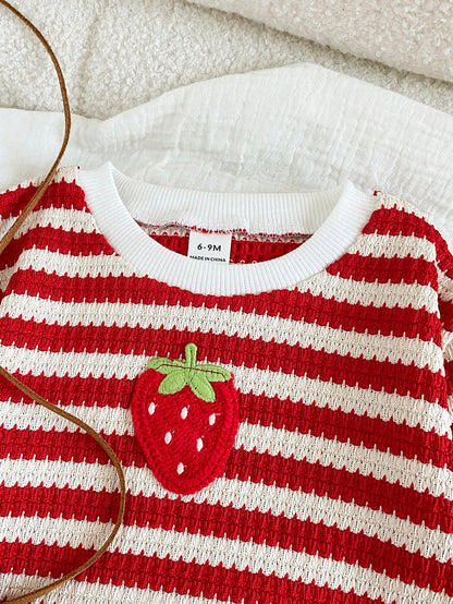 Playful Pals 2pcs/Set Baby Girl Casual Versatile Fashion Long Sleeve Top And Pants Set, Suitable For Spring, Autumn, Winter, Daily Wear