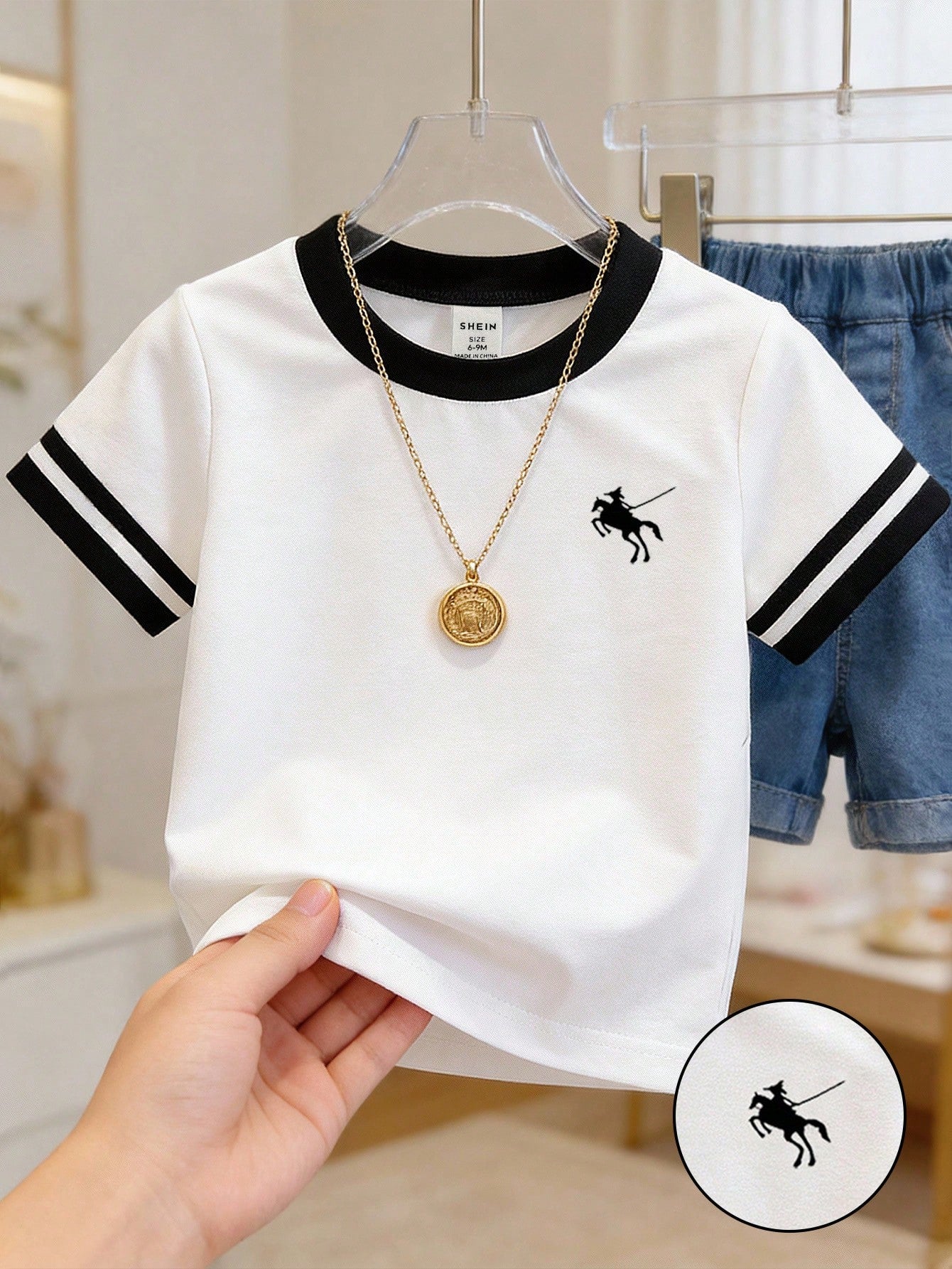 Playful Pals Baby Girls' Classic English Graphic Yellow Short Sleeve Pullover T-Shirt  Girl Clothing  Tops  Suitable For Spring/Summer  Fits 6M-3T
