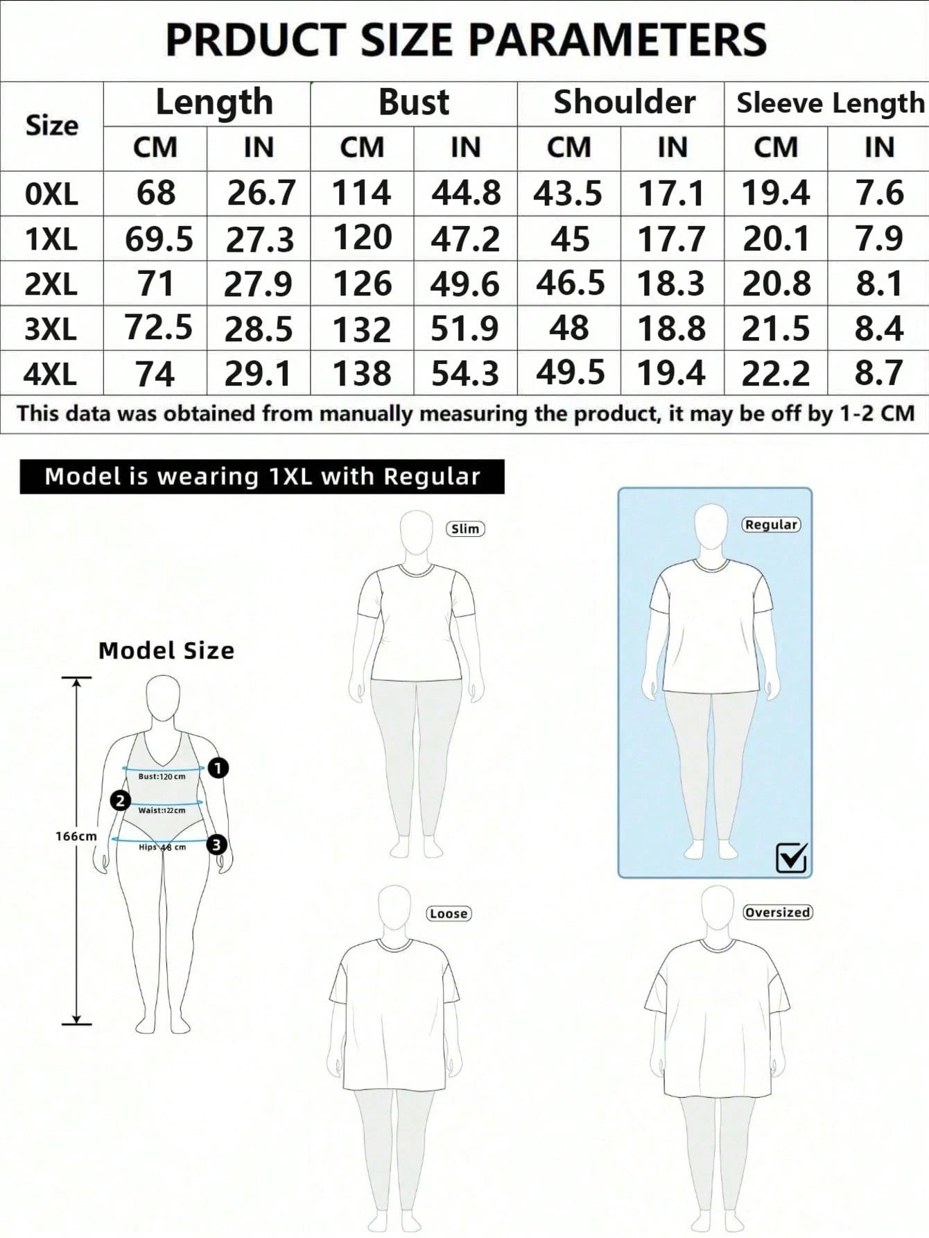 Plus Size Women's Summer Letter Print Casual Minimalist Loose Daily Street Style Short Sleeve T-Shirt Summer White