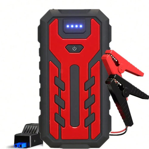 Portable Car Battery Charger, Outdoor Emergency Power Starter, Automotive Parts, Digital Display And Flashlight Lighting Equipment (Without Air Pump)