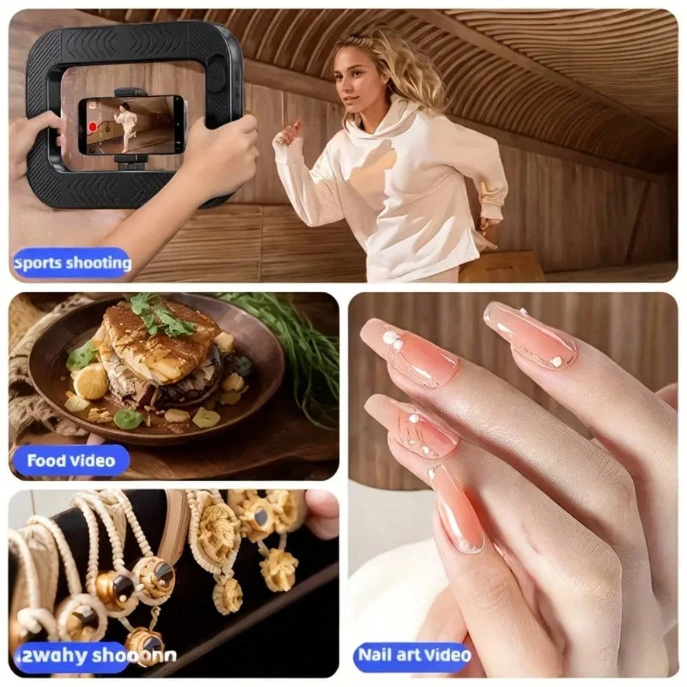 Portable Handheld LED Ring Light, USB Rechargeable Selfie Light, Suitable For Mobile Phone Cameras, Makeup, And Live Video. Suitable For Selfies And Live Streaming, Photography, Portable Light Selfies