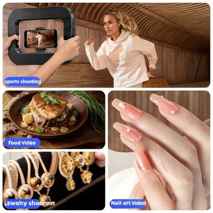 Portable Handheld LED Ring Light, USB Rechargeable Selfie Light, Suitable For Mobile Phone Cameras, Makeup, And Live Video. Suitable For Selfies And Live Streaming, Photography, Portable Light Selfies