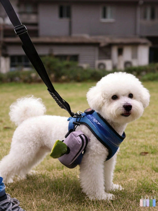 Portable Pet Waste Bag Dispenser, Dog Poop Bag Storage Box, Can Be Hung On Leash, Outdoor Walking Pet Supplies