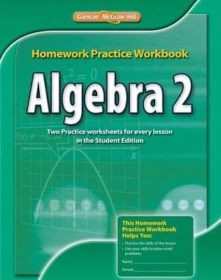 Pre-Owned Algebra 2 Homework Practice Workbook (Paperback) By McGraw-Hill Education