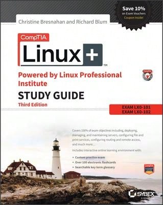 Pre-Owned Comptia Linux+ Powered By Linux Professional Institute Study Guide: Exam Lx0-103 And Exam (Paperback) By Christine Bresnahan, Richard Blum
