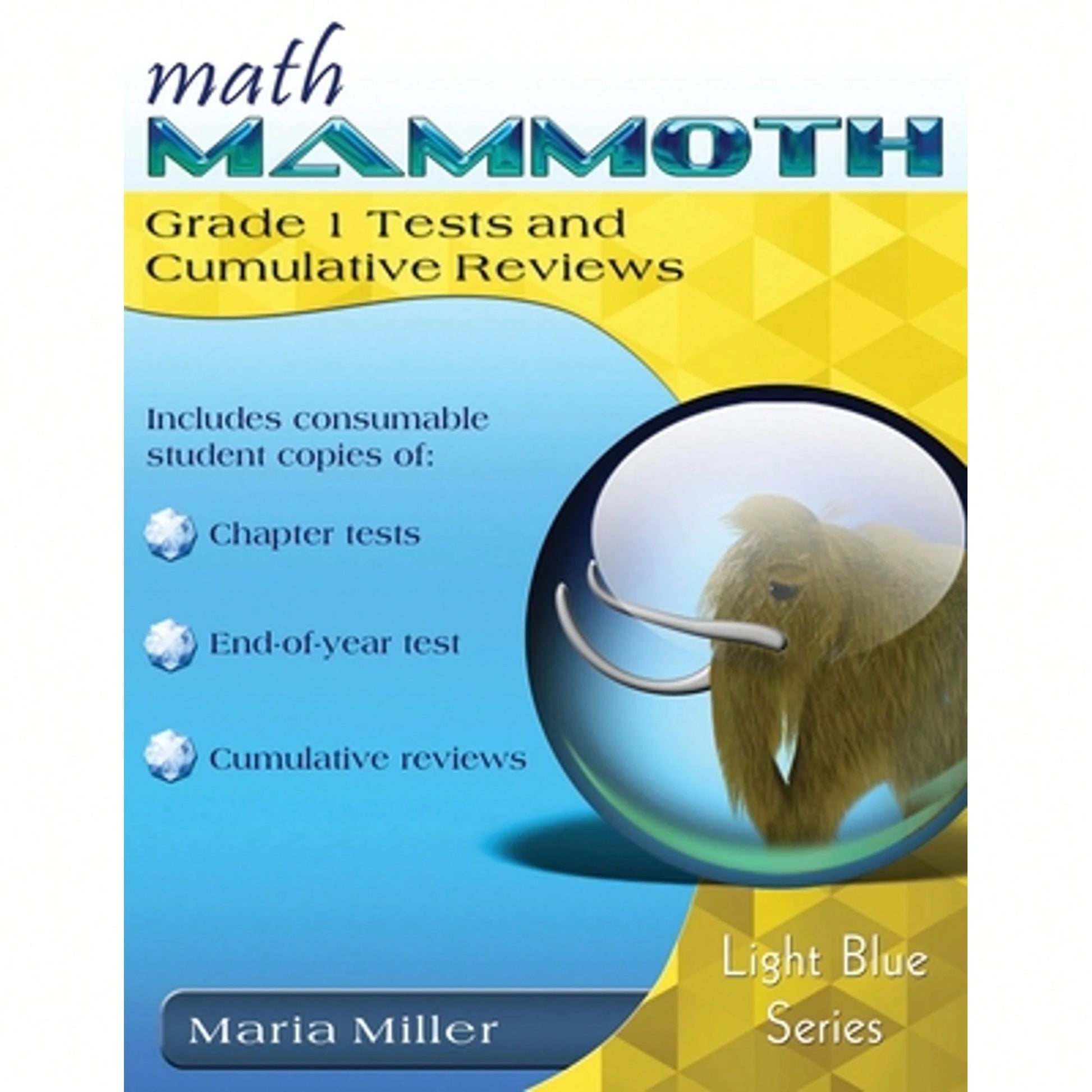 Pre-Owned Math Mammoth Grade 1 Tests And Cumulative Reviews (Paperback) By Dr. Maria Miller