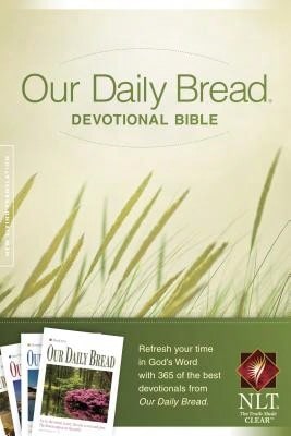 Pre-Owned Our Daily Bread Devotional Bible-NLT (Paperback) By Tyndale (Creator), Rbc Ministries (Creator)