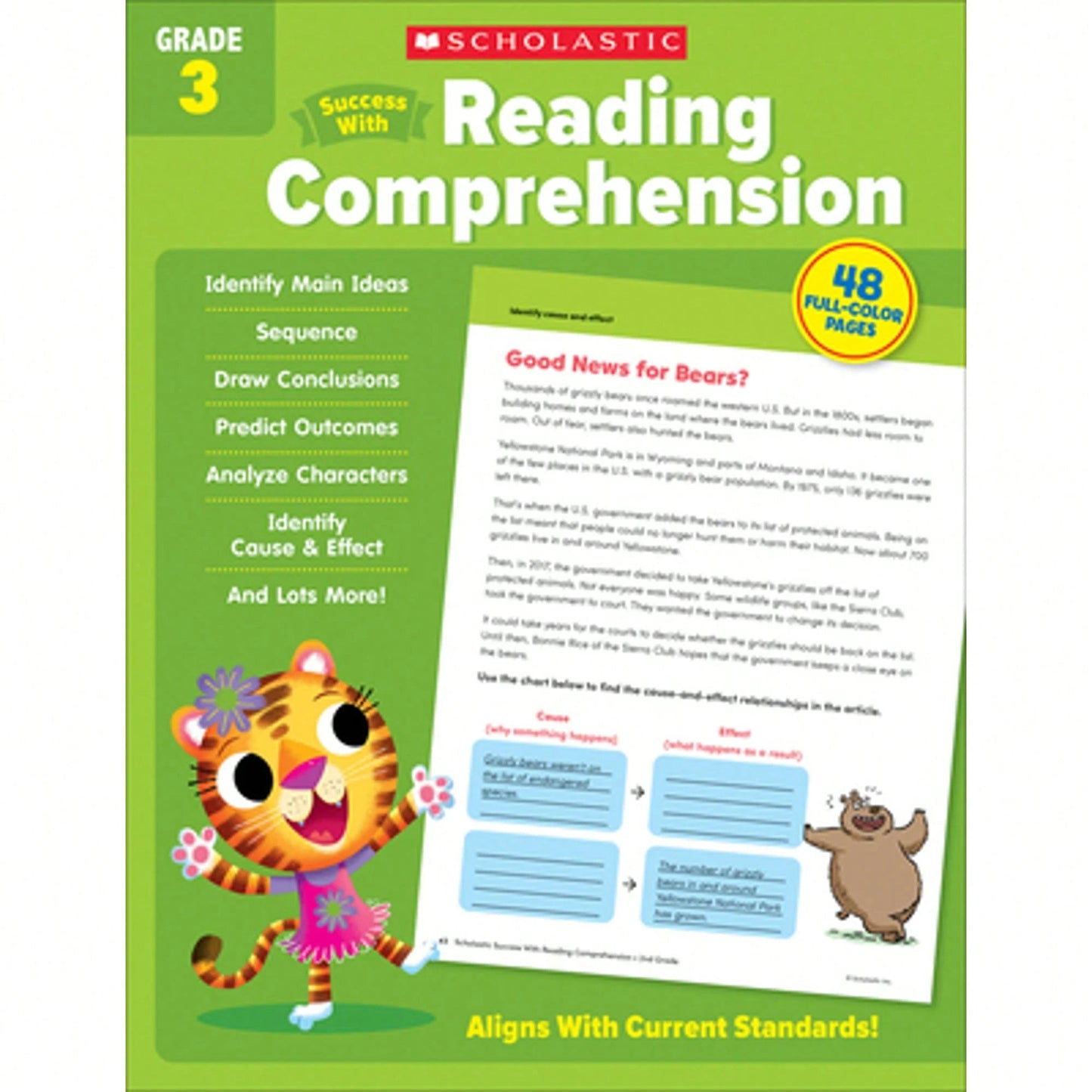 Pre-Owned Scholastic Success With Reading Comprehension Grade 3 Workbook (Paperback) By Scholastic Teaching Resources
