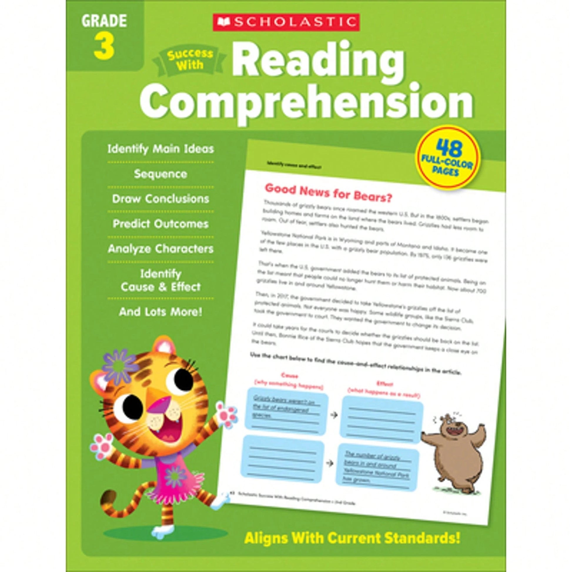 Pre-Owned Scholastic Success With Reading Comprehension Grade 3 Workbook (Paperback) By Scholastic Teaching Resources