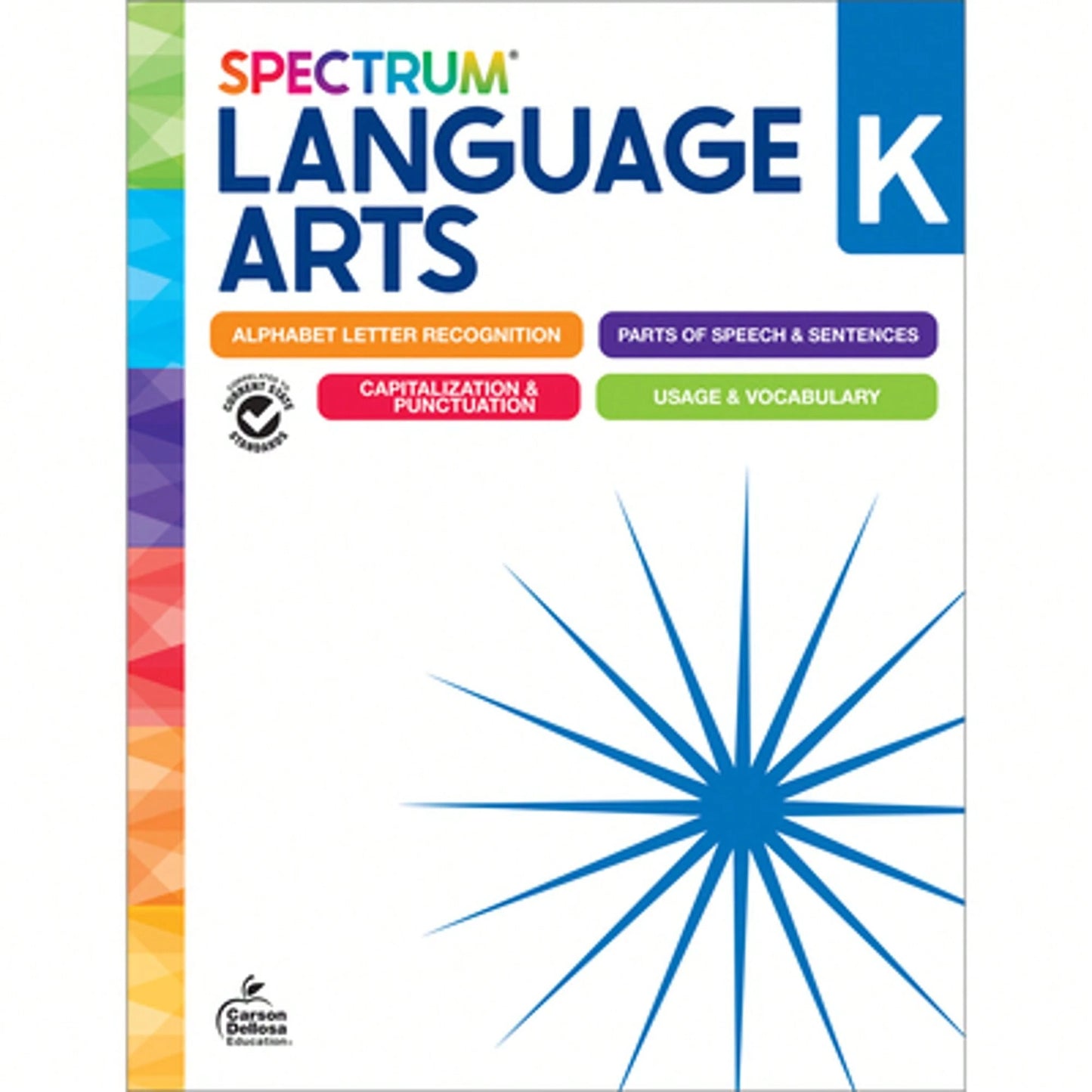 Pre-Owned Spectrum Language Arts Workbook, Grade K (Paperback) By Spectrum, Carson Dellosa Education
