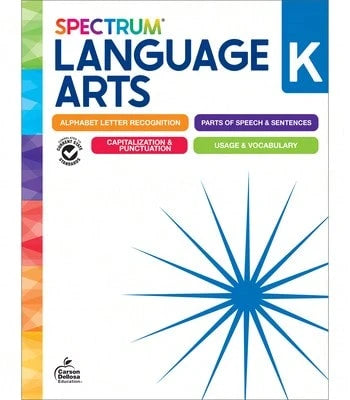 Pre-Owned Spectrum Language Arts Workbook, Grade K (Paperback) By Spectrum, Carson Dellosa Education
