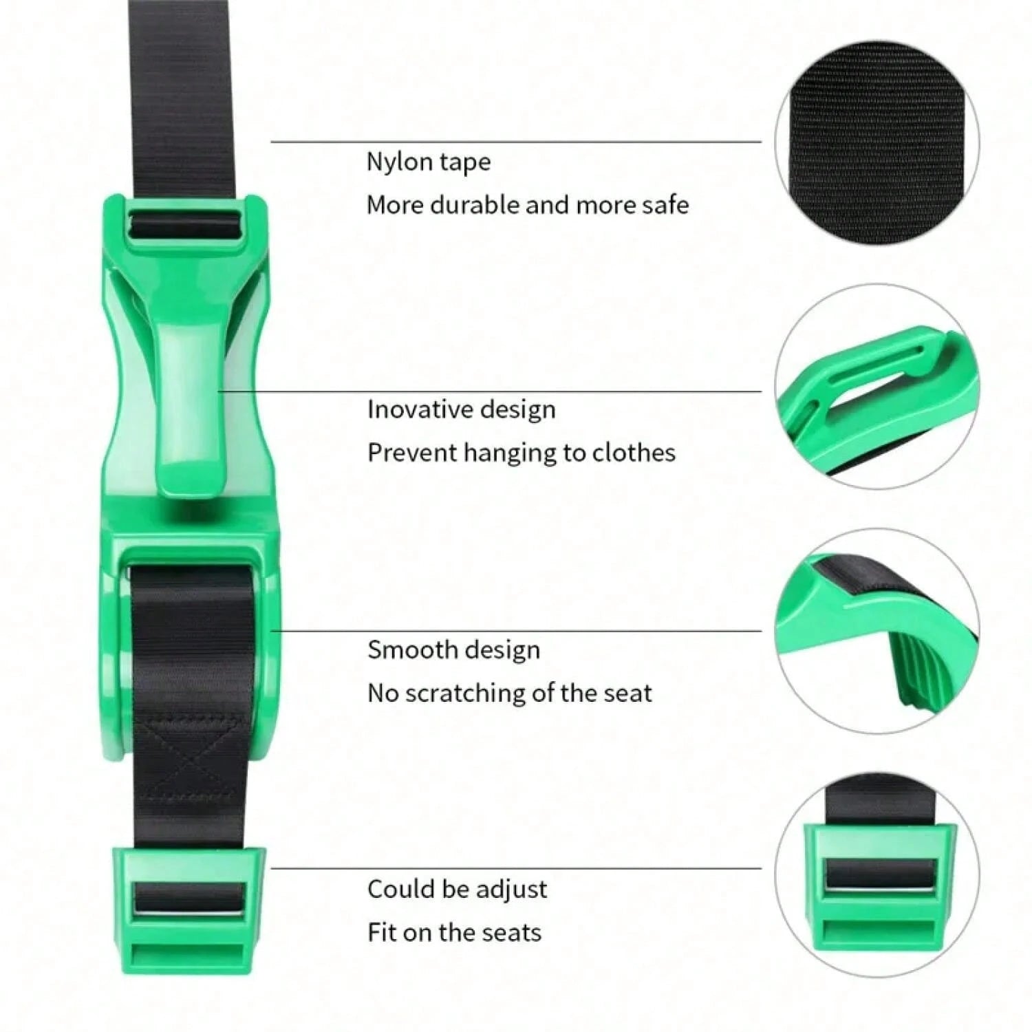 Pregnant Women Driving Safety Belt Adjuster, Universal Maternity Car Seat Belt, Belly Protection Accessory For Expecting Moms