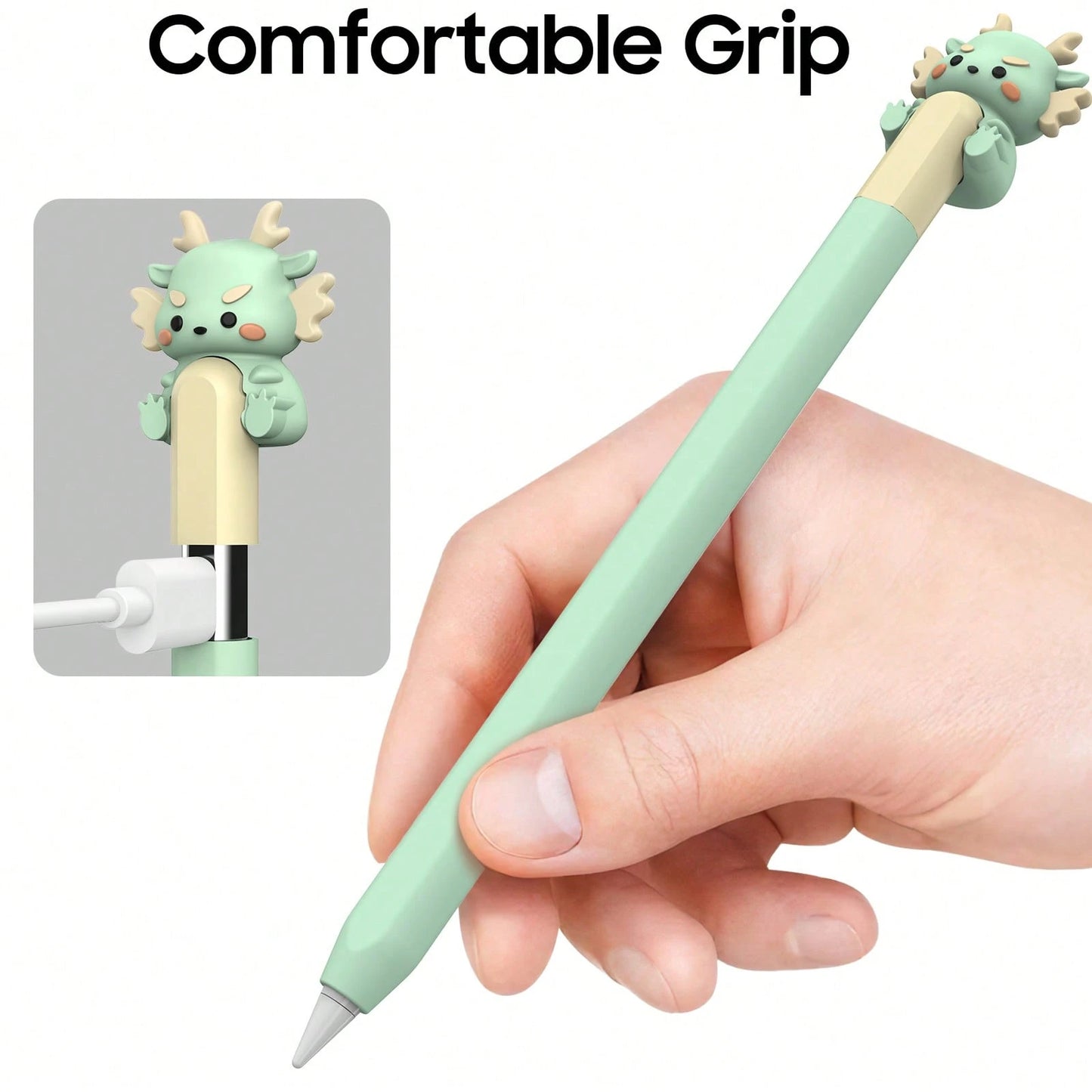 Protective Sleeve For Apple Pencil Pro, 2nd Gen And Apple Pencil (USB-C), Silicone Protective Sleeve, Compatible With Apple Pencil 1st Gen