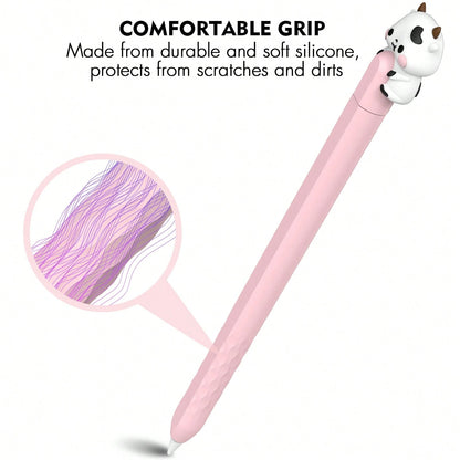 Protective Sleeve For Apple Pencil Pro, 2nd Gen And Apple Pencil (USB-C), Silicone Protective Sleeve, Compatible With Apple Pencil 1st Gen