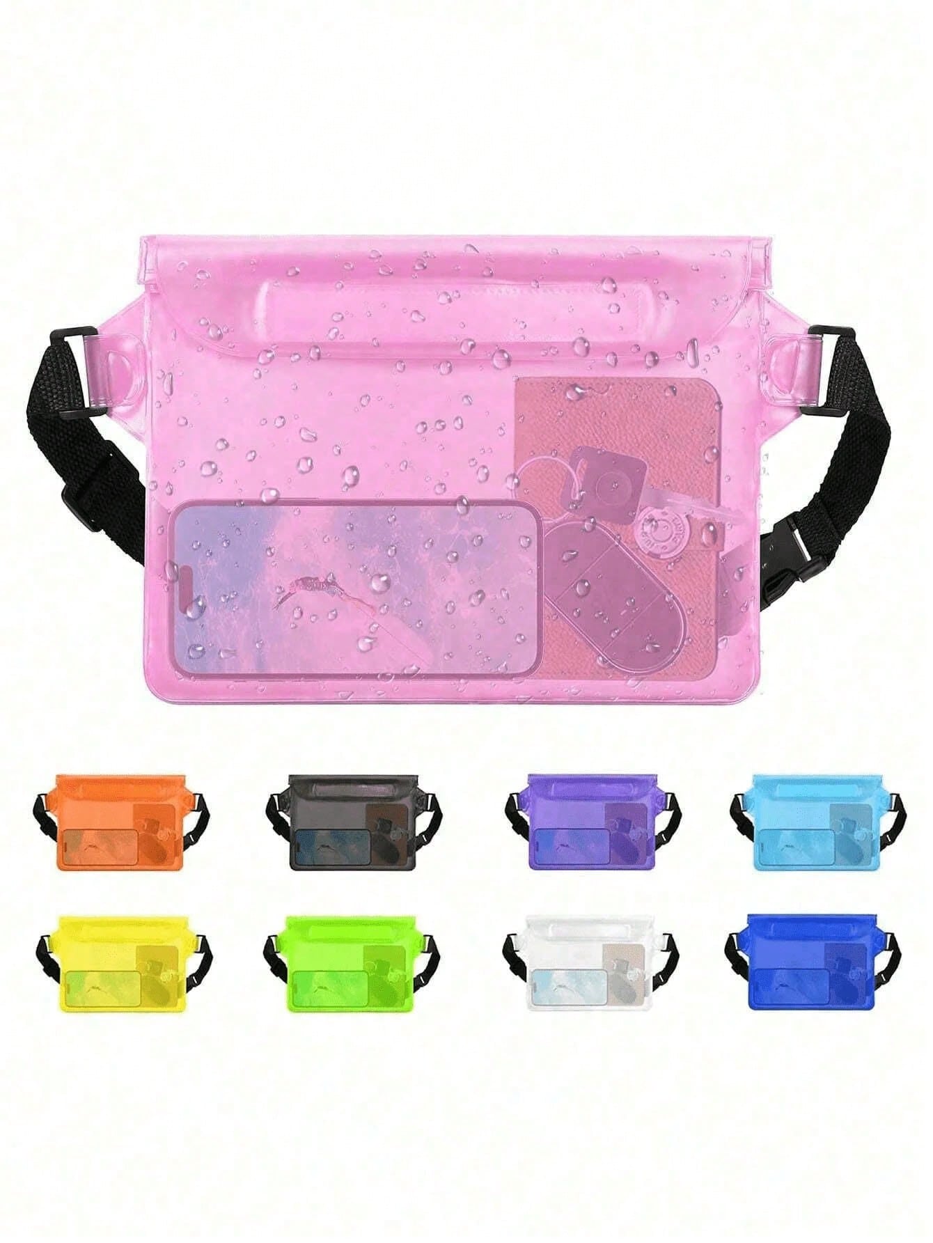PVC Waterproof Phone Bag, Summer Outdoor Sports Waterproof Bag, Outdoor Sports Beach Phone Protection Bag, Swimming Diving Protection Case, Back To School Essential, Waterproof Bag, Beach Bag, Beach A