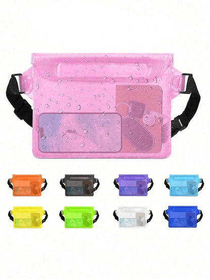 PVC Waterproof Phone Bag, Summer Outdoor Sports Waterproof Bag, Outdoor Sports Beach Phone Protection Bag, Swimming Diving Protection Case, Back To School Essential, Waterproof Bag, Beach Bag, Beach A